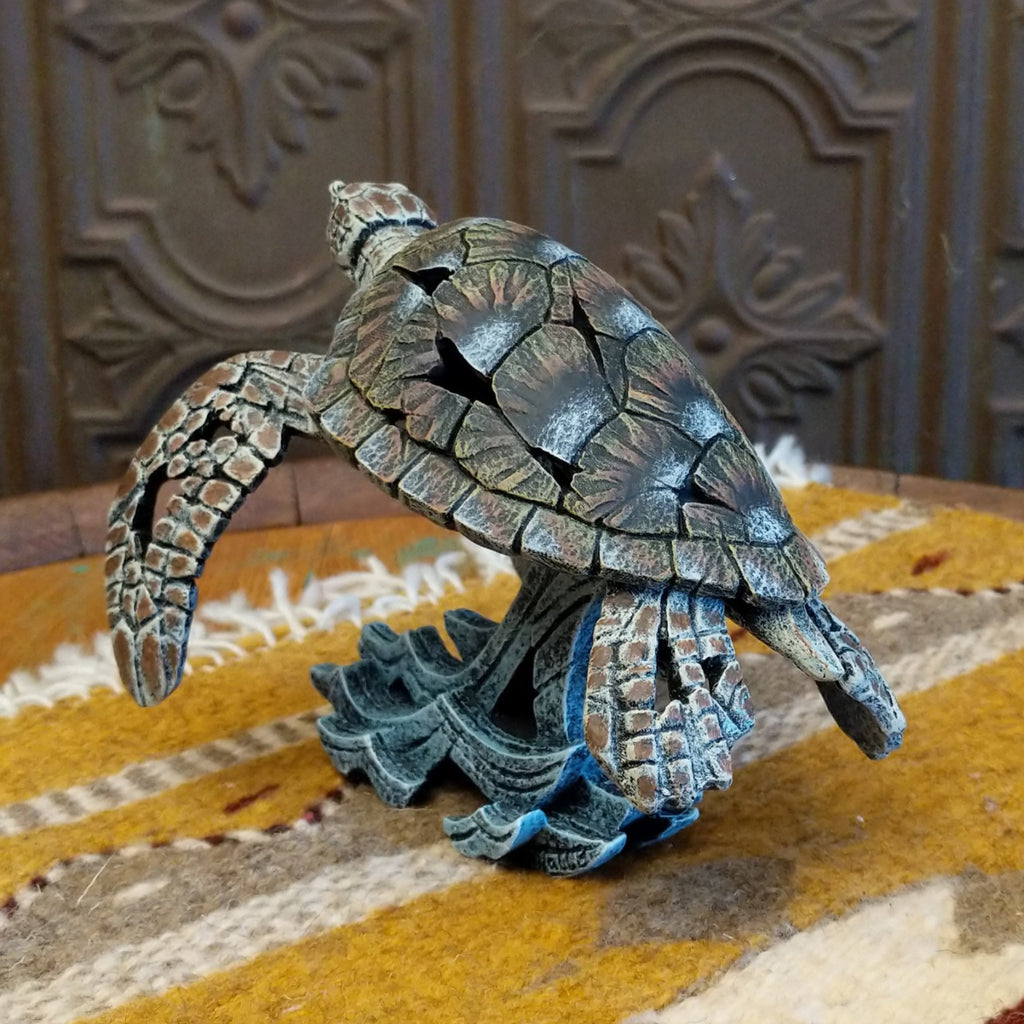 Mini Sea Turtle Edge Sculpture by Matt Buckley GF-6016222