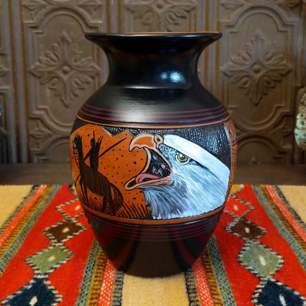 Navajo Eagle Pottery by Paul Lansing SWT-POT-0070