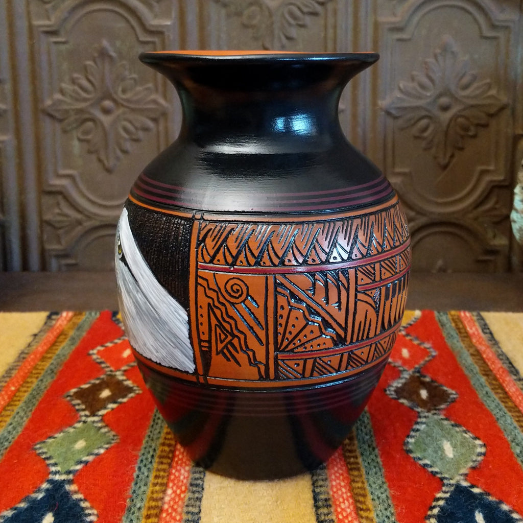 Navajo Eagle Pottery by Paul Lansing SWT-POT-0070