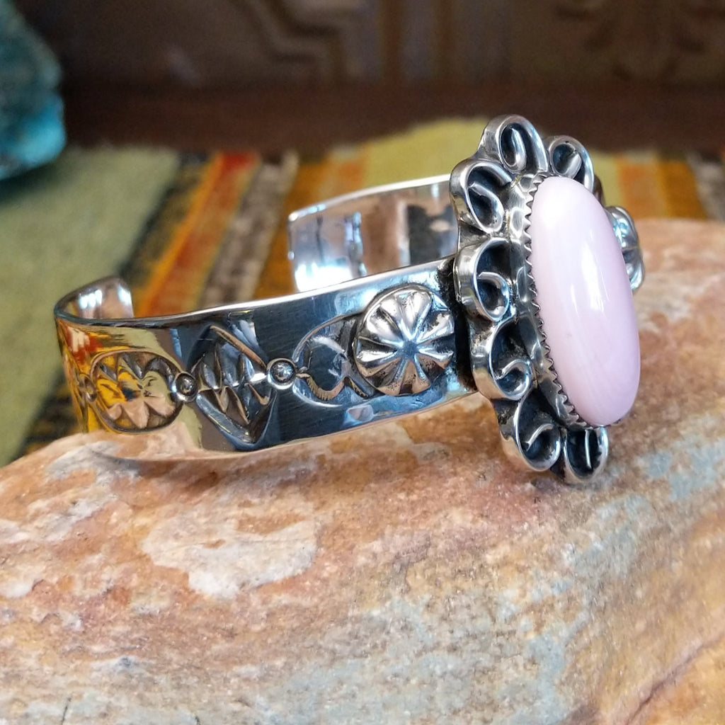 Pink Conch Shell Cuff by R.C. Little SWSG-BRC-0036