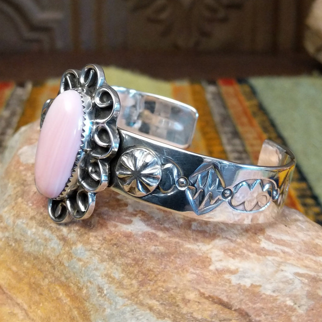 Pink Conch Shell Cuff by R.C. Little SWSG-BRC-0036