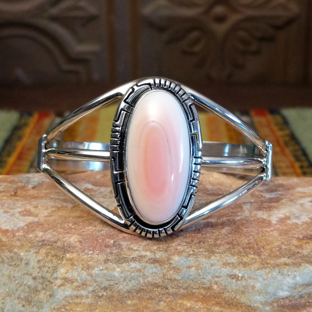 Pink Conch Shell Cuff by R. Kee SWSG-BRC-0037