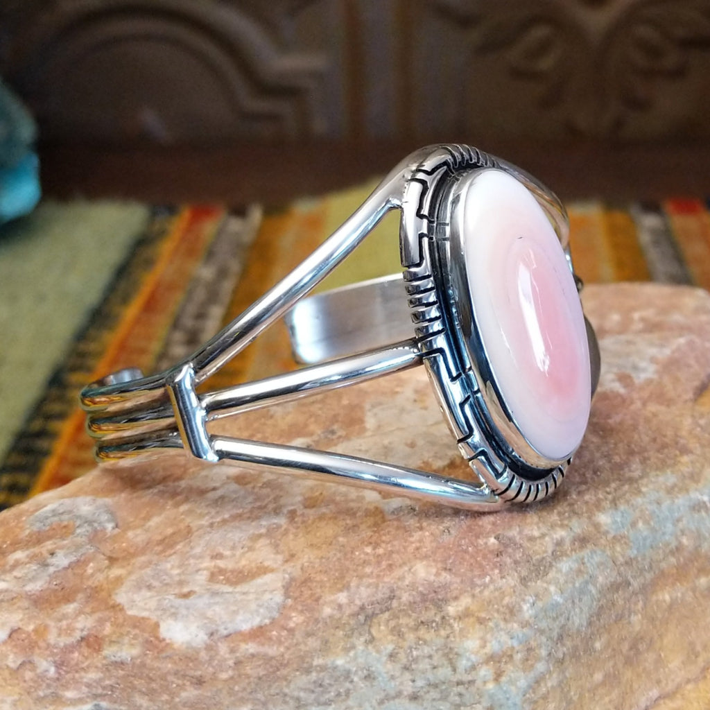 Pink Conch Shell Cuff by R. Kee SWSG-BRC-0037