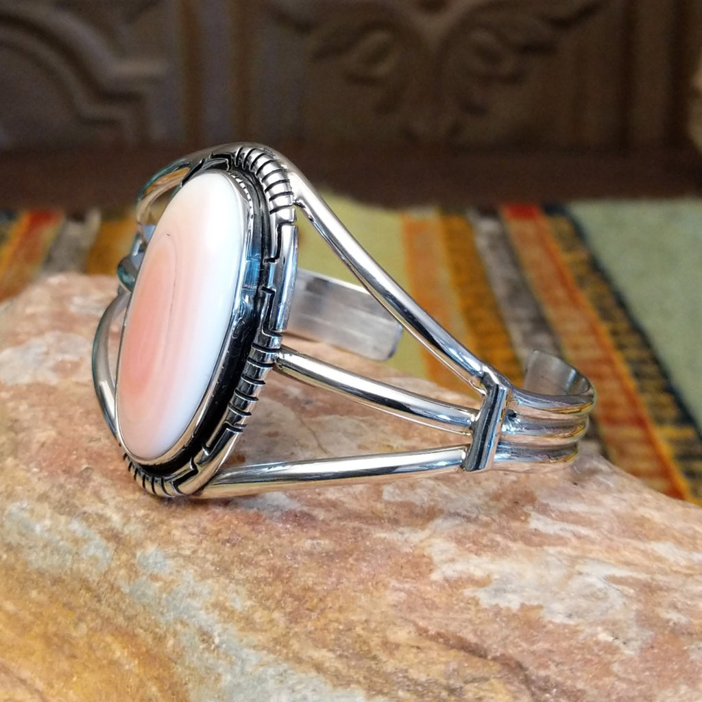 Pink Conch Shell Cuff by R. Kee SWSG-BRC-0037