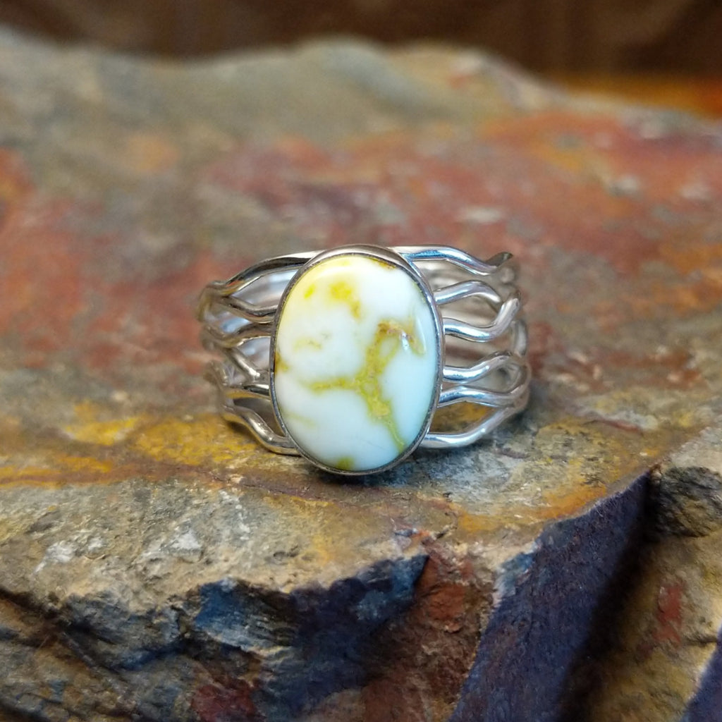 Palomino Variscite Ring by Angela Martin GJ-RNG-0083