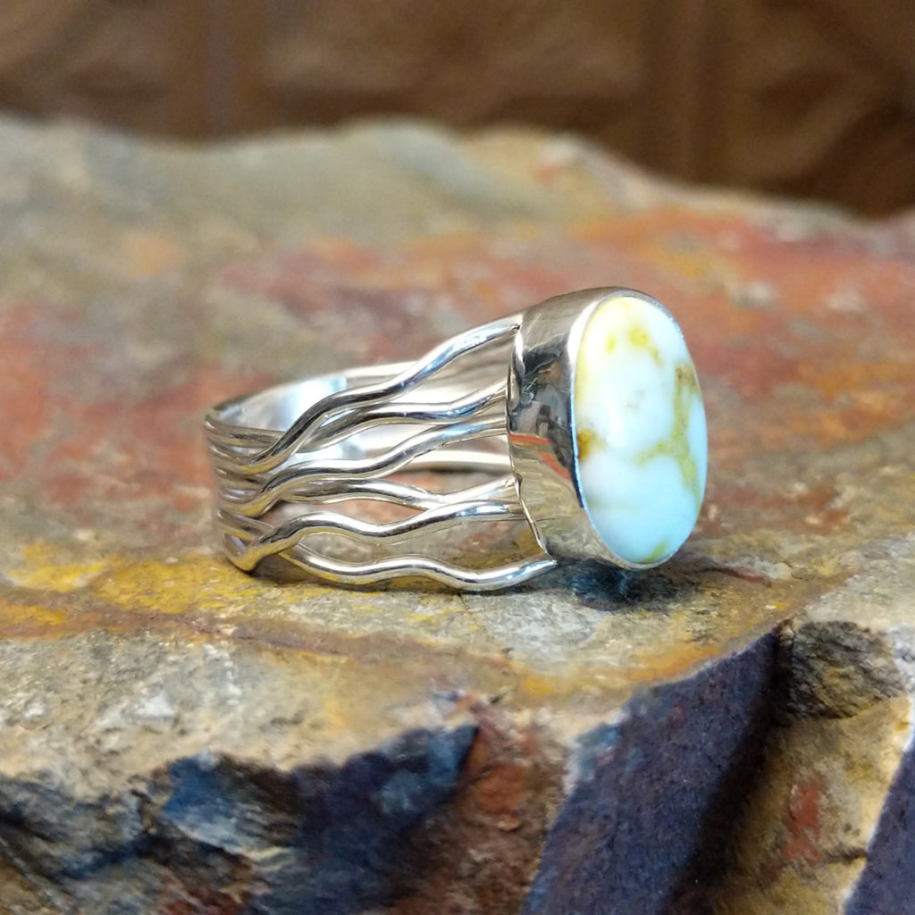 Palomino Variscite Ring by Angela Martin GJ-RNG-0083